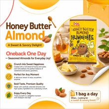 Load image into Gallery viewer, Honey Butter Almond 허니 버터 아몬드 30g x 8 packs (허니버터 아몬드 30g × 8봉)