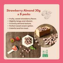 Load image into Gallery viewer, Strawberry Almond 딸기 아몬드 30g x 8 packs (딸기 아몬드 30g × 8봉)