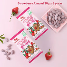 Load image into Gallery viewer, Strawberry Almond 딸기 아몬드 30g x 8 packs (딸기 아몬드 30g × 8봉)