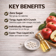 Load image into Gallery viewer, NOW4U Apple Cider Vinegar Crunch Mini Ball 2.0g x 30 packs