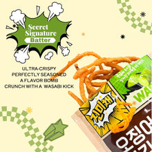 Load image into Gallery viewer, Squid Tempura Snack - Wasabi 80g (오징어 튀김 스낵 와사비맛 80g)