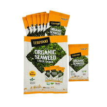Load image into Gallery viewer, [Haelove]Organic Seaweed Laver "Teriyaki" 데리야끼 맛 김스낵 2g x 8 packs
