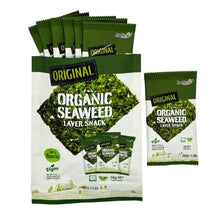 Load image into Gallery viewer, [Haelove] Organic Seaweed Laver "Original" 김스낵 2g x 8 packs
