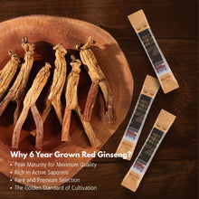 Load image into Gallery viewer, 6-Year-Old Korean Red Ginseng Original Extract Stick 12g x 30 packs
