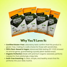 Load image into Gallery viewer, [Haelove]Organic Seaweed Laver "Teriyaki" 데리야끼 맛 김스낵 2g x 8 packs
