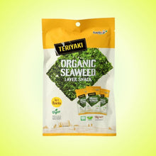 Load image into Gallery viewer, [Haelove]Organic Seaweed Laver "Teriyaki" 데리야끼 맛 김스낵 2g x 8 packs
