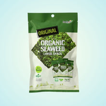 Load image into Gallery viewer, [Haelove] Organic Seaweed Laver "Original" 김스낵 2g x 8 packs
